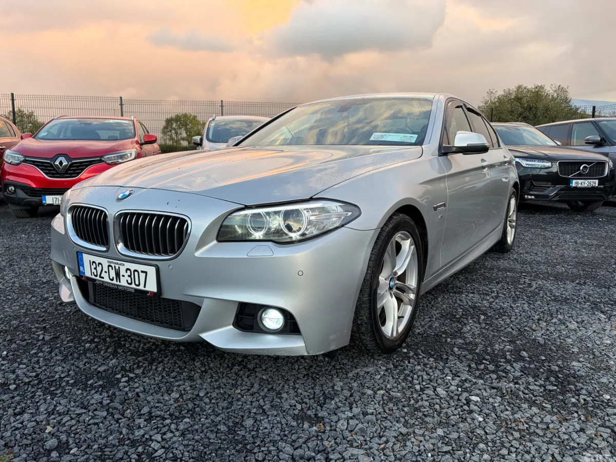 BMW 5-Series Saloon, Diesel, 2013, Silver