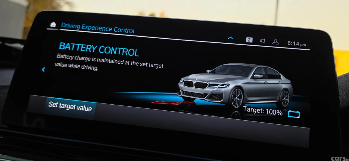 BMW 5-Series Saloon, Petrol Plug-in Hybrid, 2020, Blue