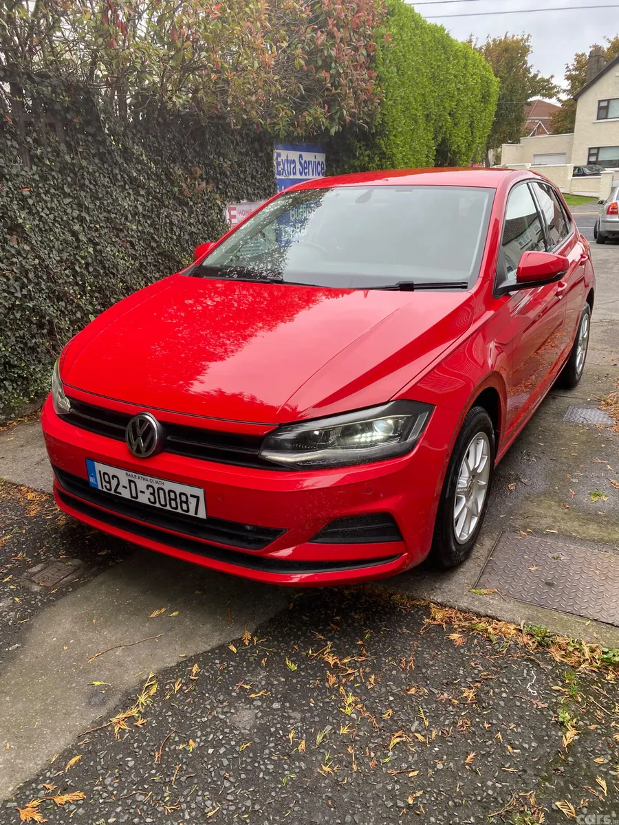 Volkswagen Polo Hatchback, Petrol, 2019, Red