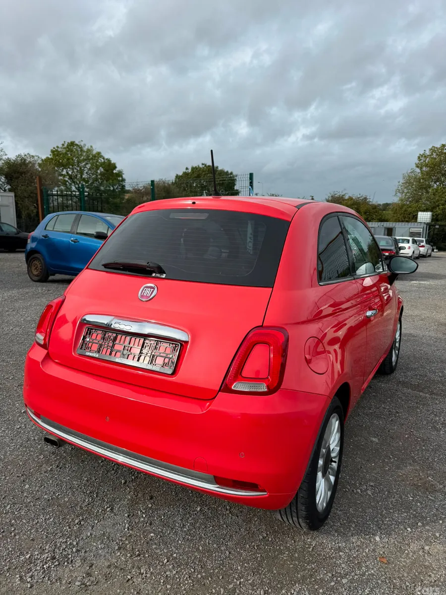 Fiat 500 Hatchback, Petrol, 2016, Red