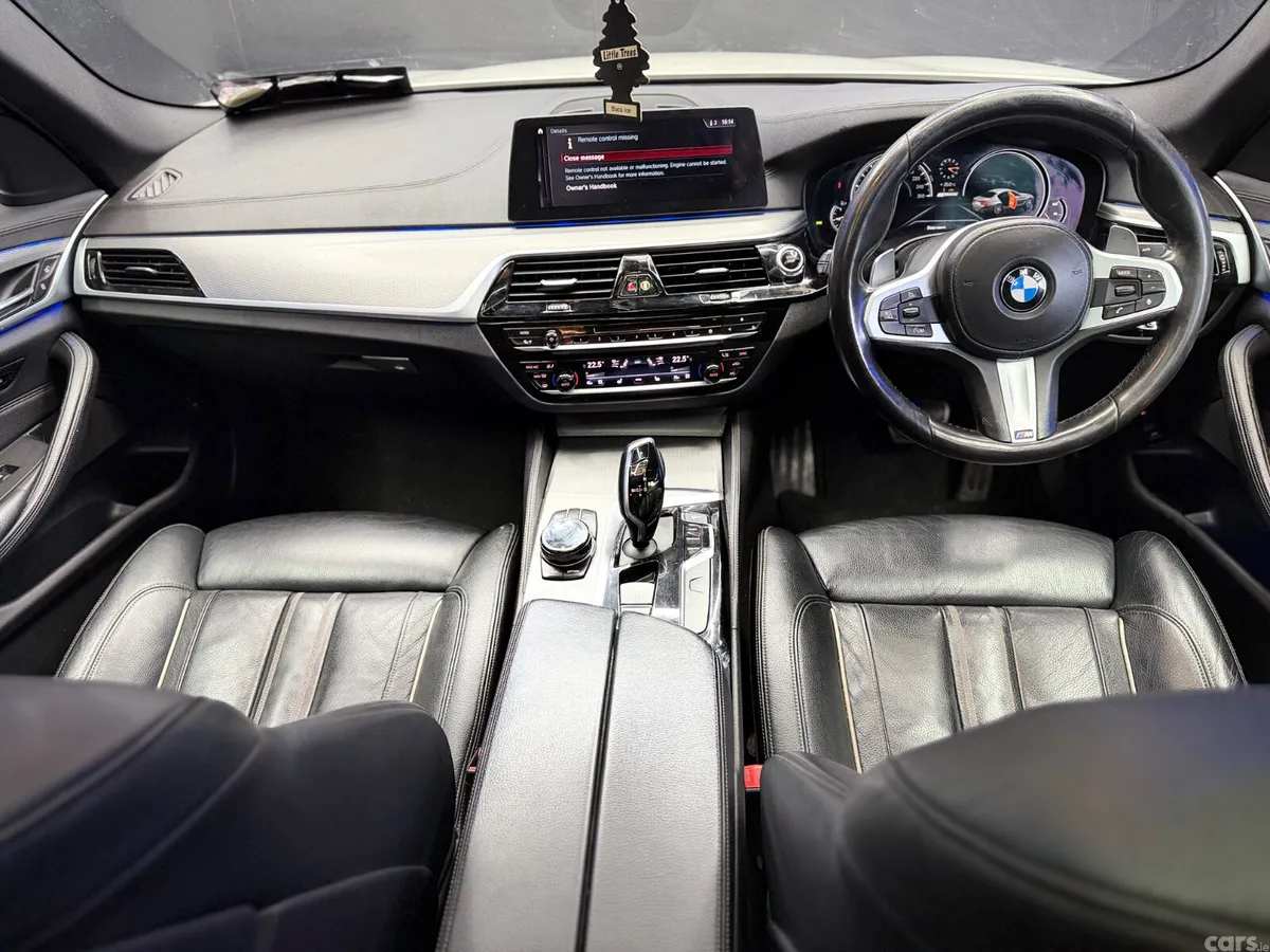 BMW 5-Series Saloon, Petrol Plug-in Hybrid, 2017, White