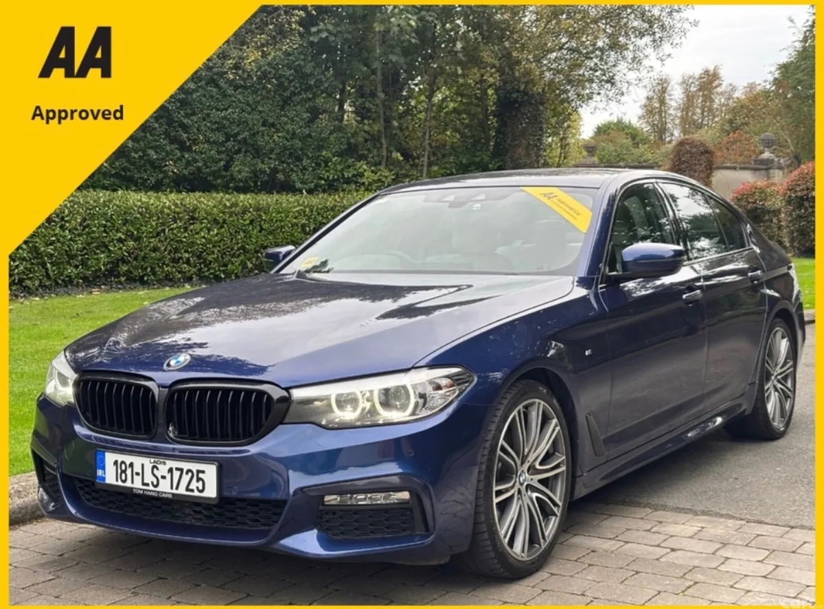 BMW 5-Series Saloon, Diesel, 2018, Blue