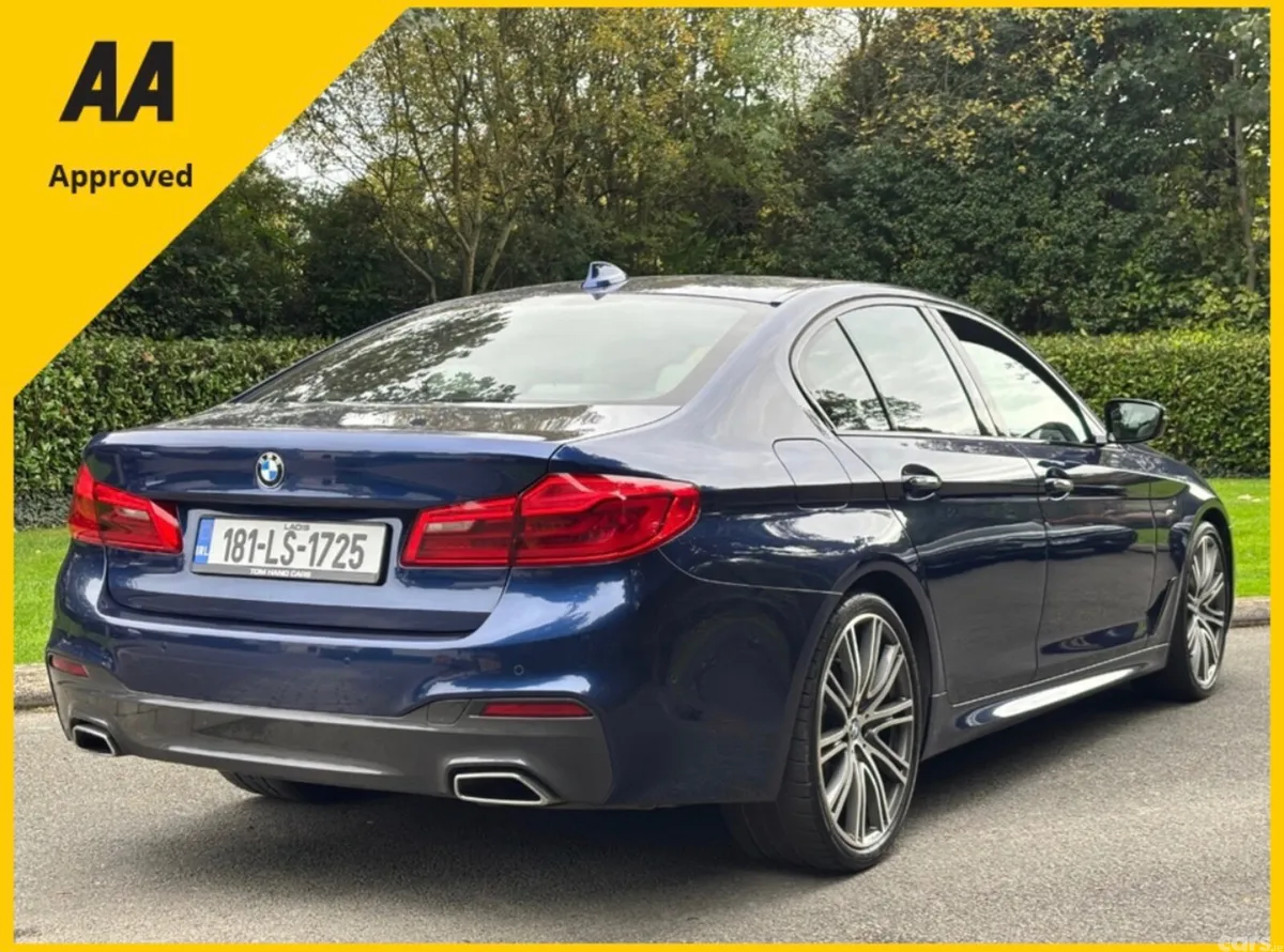 BMW 5-Series Saloon, Diesel, 2018, Blue