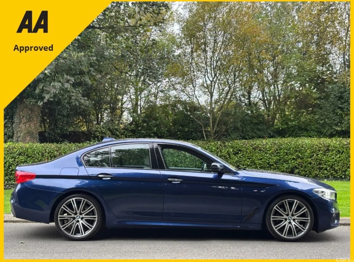 BMW 5-Series Saloon, Diesel, 2018, Blue