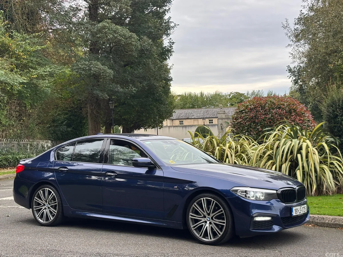 BMW 5-Series Saloon, Diesel, 2018, Blue
