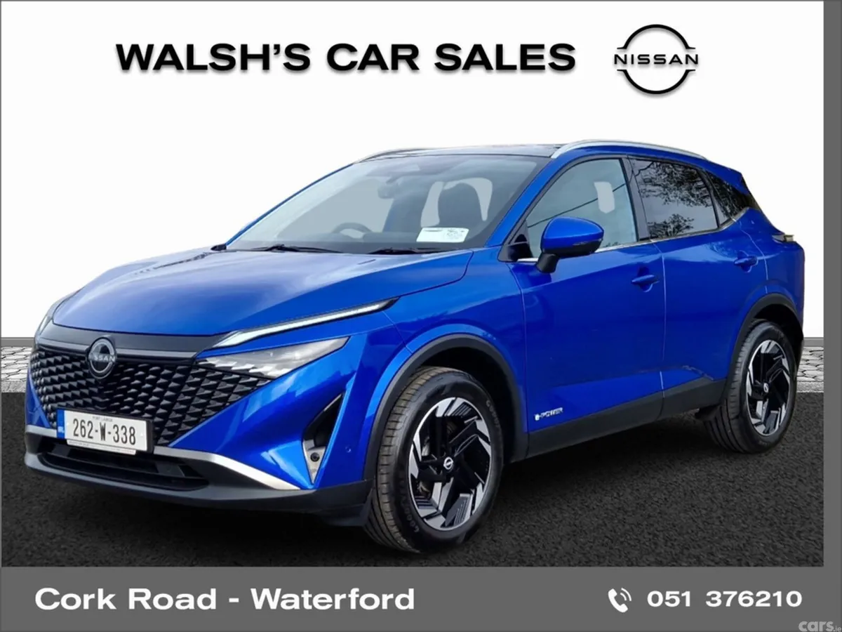 Nissan Qashqai SUV, Petrol Hybrid, 2026, Blue