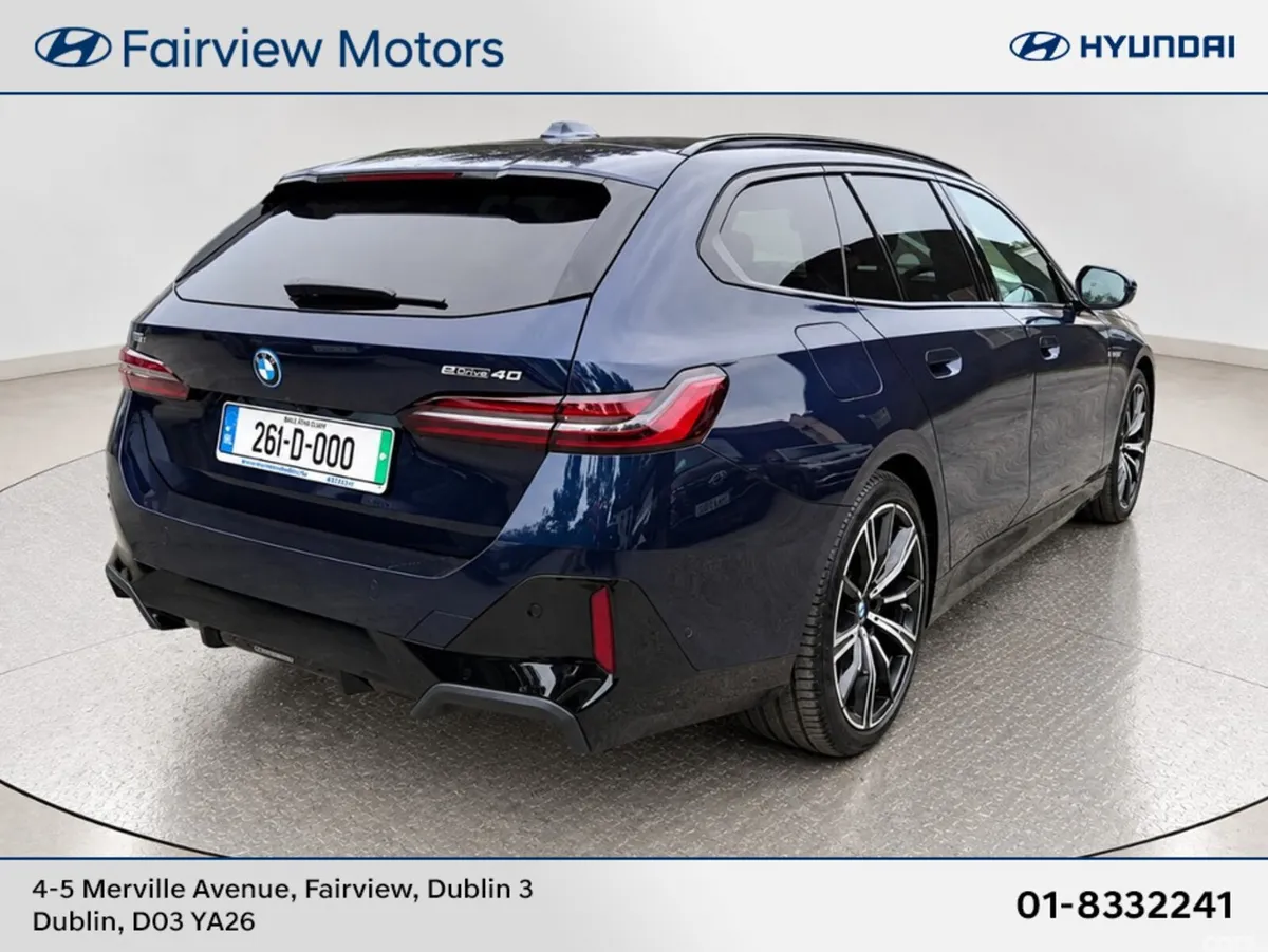 BMW i5 Estate, Electric, 2026, Blue