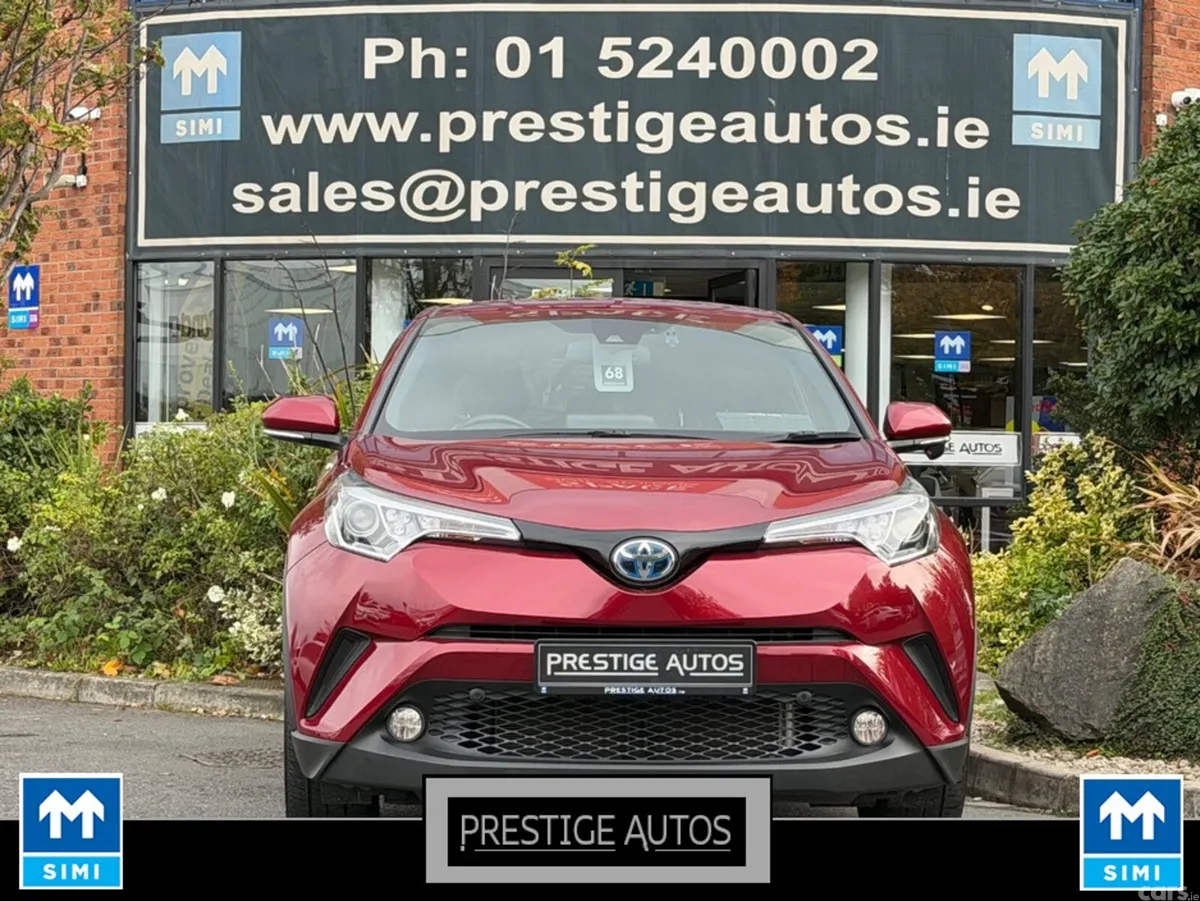 Toyota C-HR Hatchback, Petrol Hybrid, 2017, Red