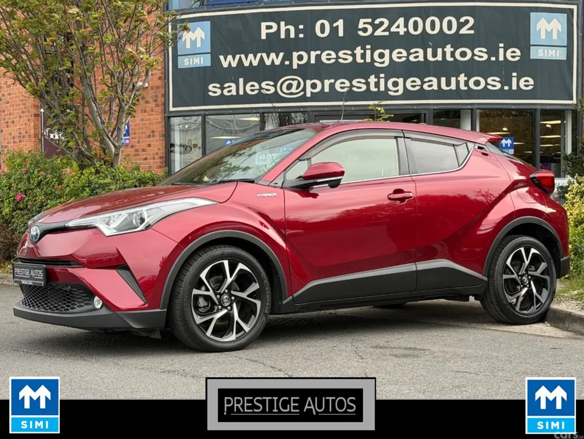 Toyota C-HR Hatchback, Petrol Hybrid, 2017, Red