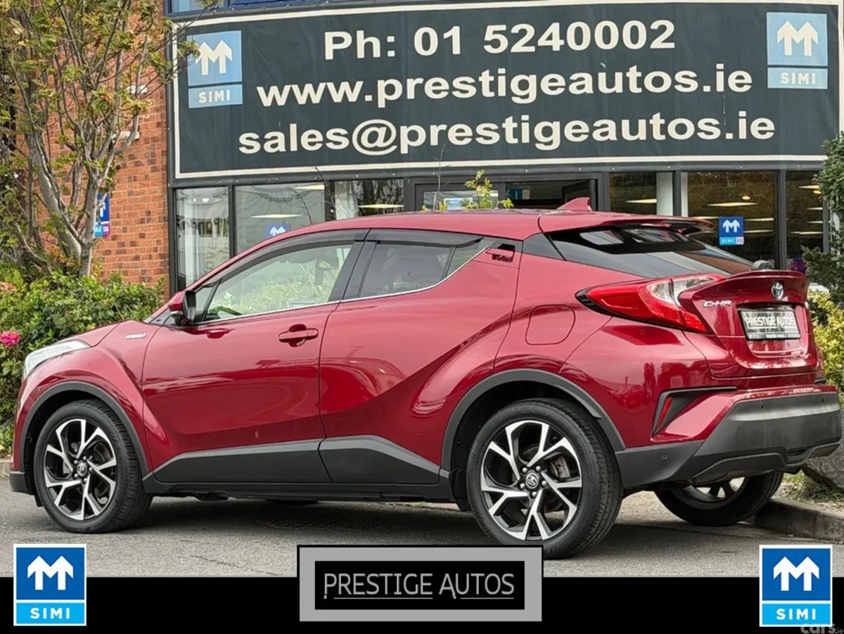Toyota C-HR Hatchback, Petrol Hybrid, 2017, Red