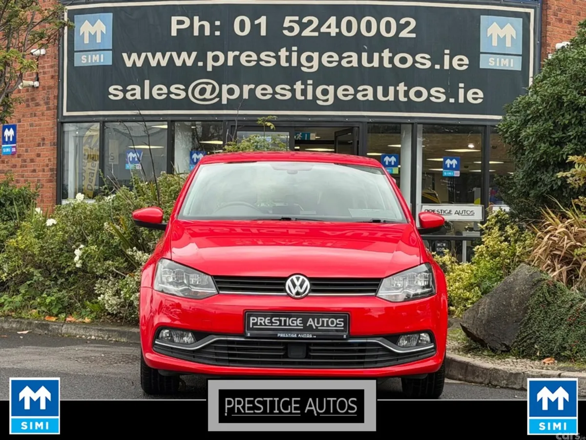 Volkswagen Polo Hatchback, Petrol, 2017, Red