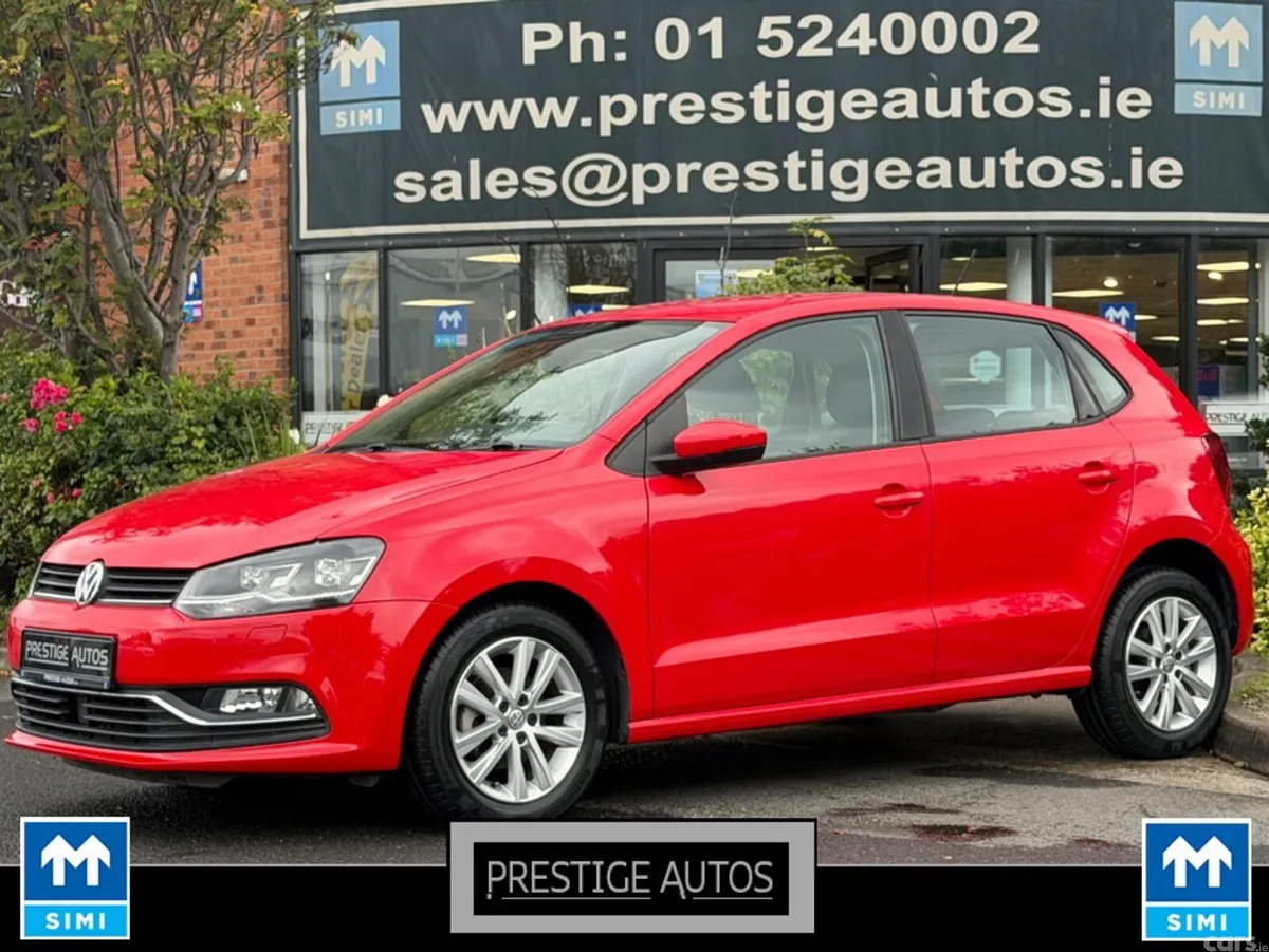 Volkswagen Polo Hatchback, Petrol, 2017, Red