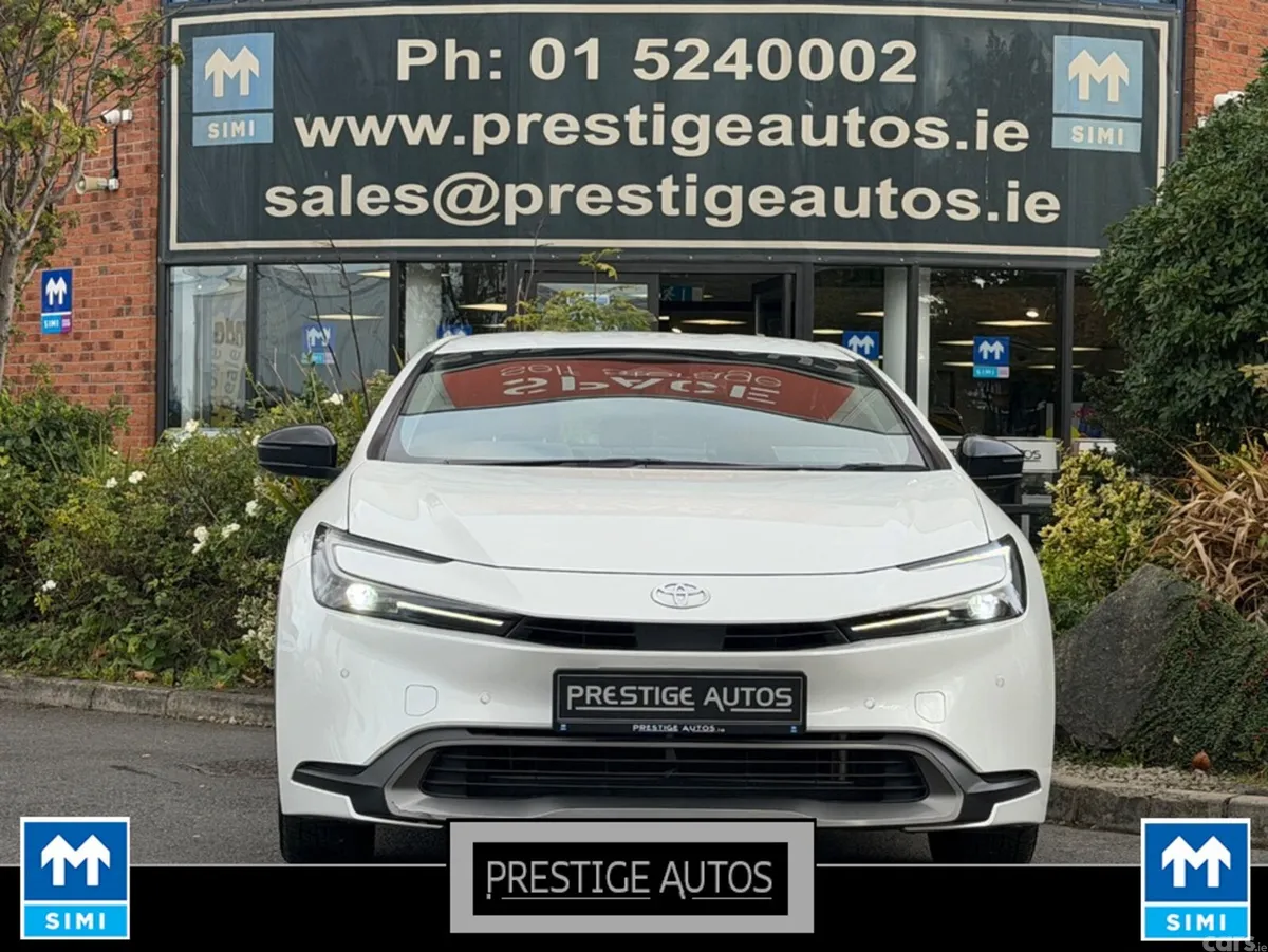Toyota Prius Saloon, Petrol Hybrid, 2023, White