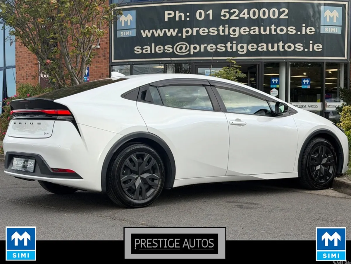 Toyota Prius Saloon, Petrol Hybrid, 2023, White