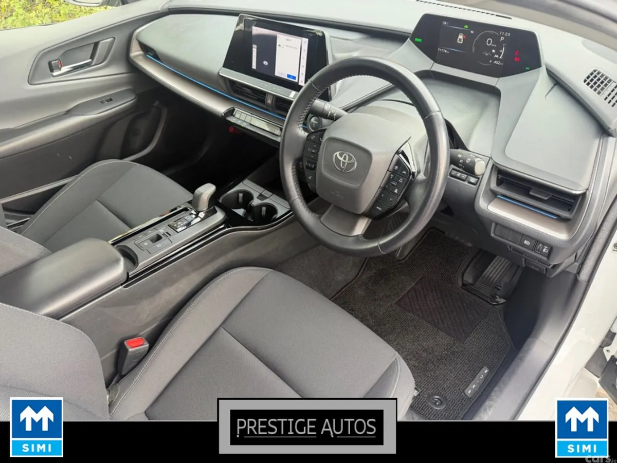 Toyota Prius Saloon, Petrol Hybrid, 2023, White