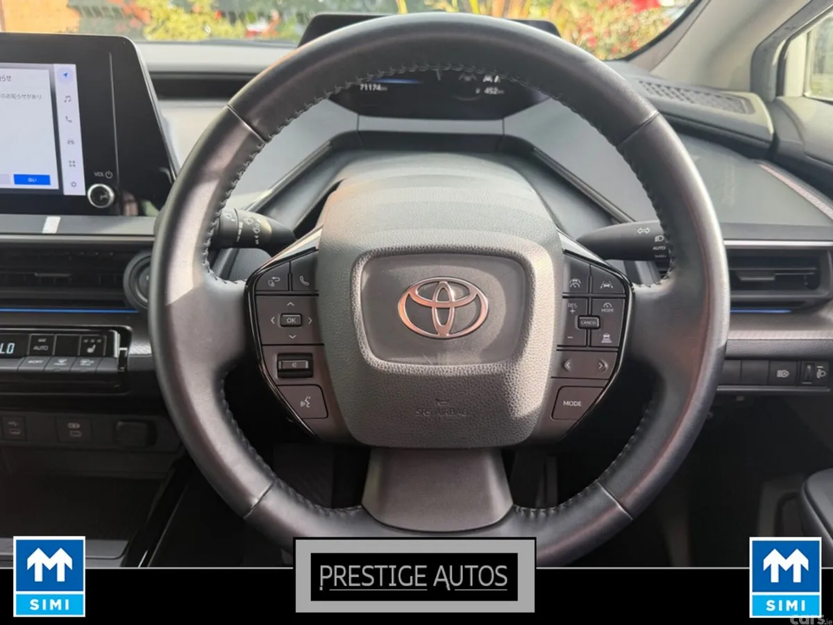 Toyota Prius Saloon, Petrol Hybrid, 2023, White
