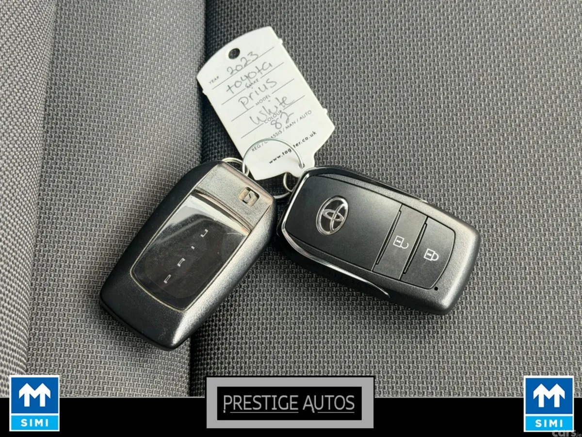 Toyota Prius Saloon, Petrol Hybrid, 2023, White