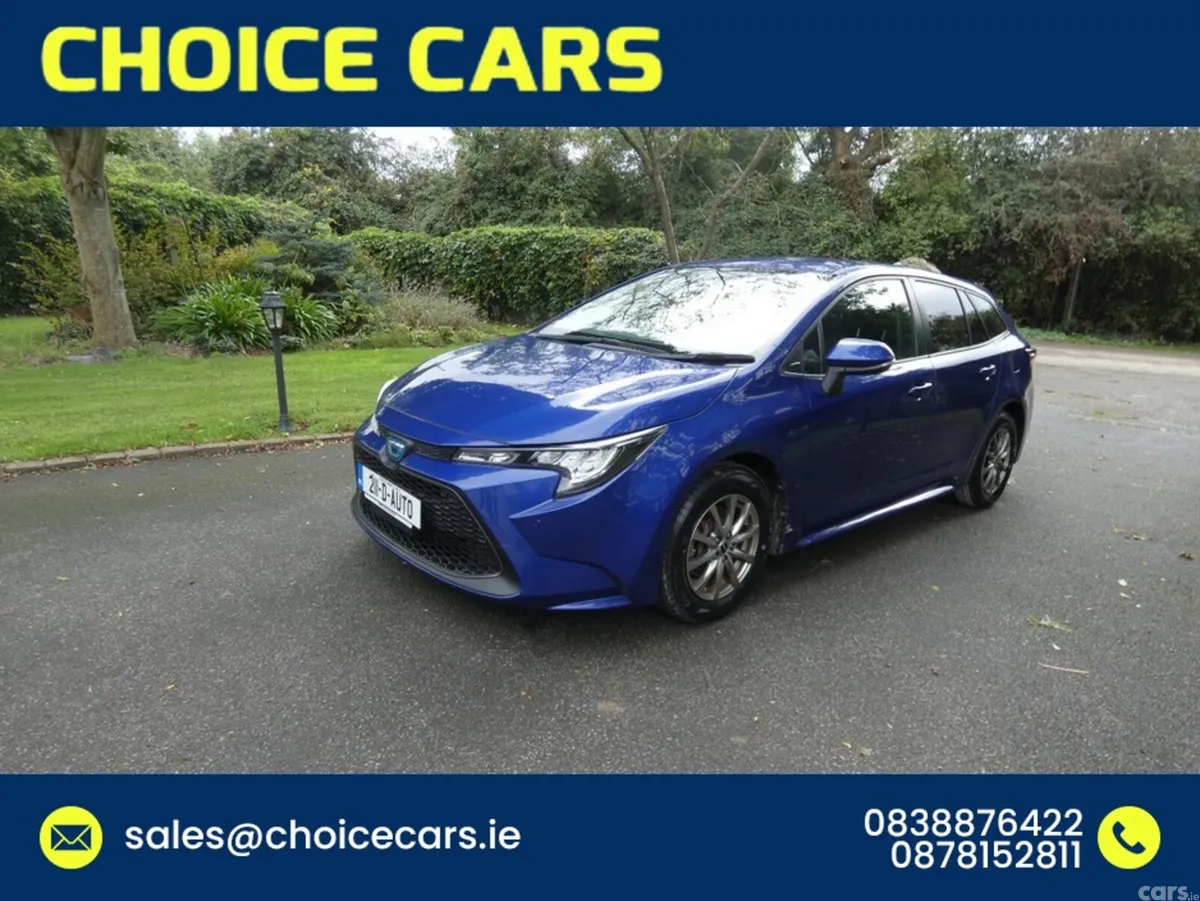Toyota Corolla Estate, Petrol Hybrid, 2021, Blue