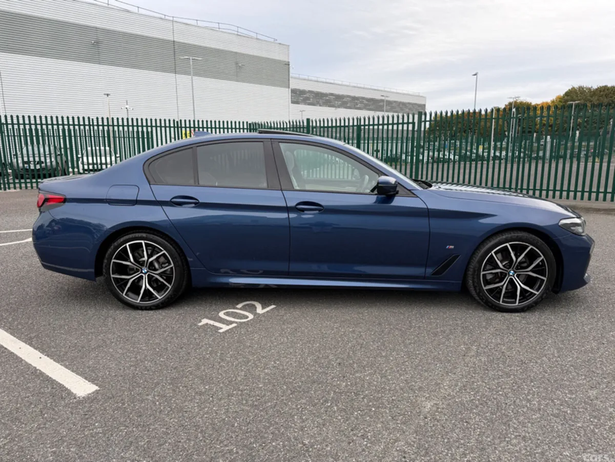 BMW 5-Series Saloon, Diesel, 2021, Blue