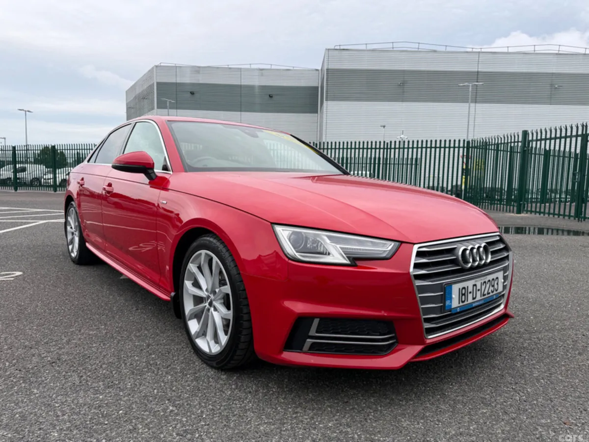 Audi A4 Saloon, Diesel, 2018, Red