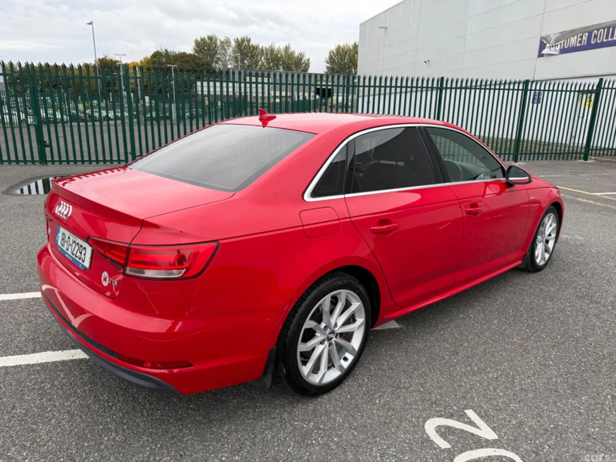 Audi A4 Saloon, Diesel, 2018, Red