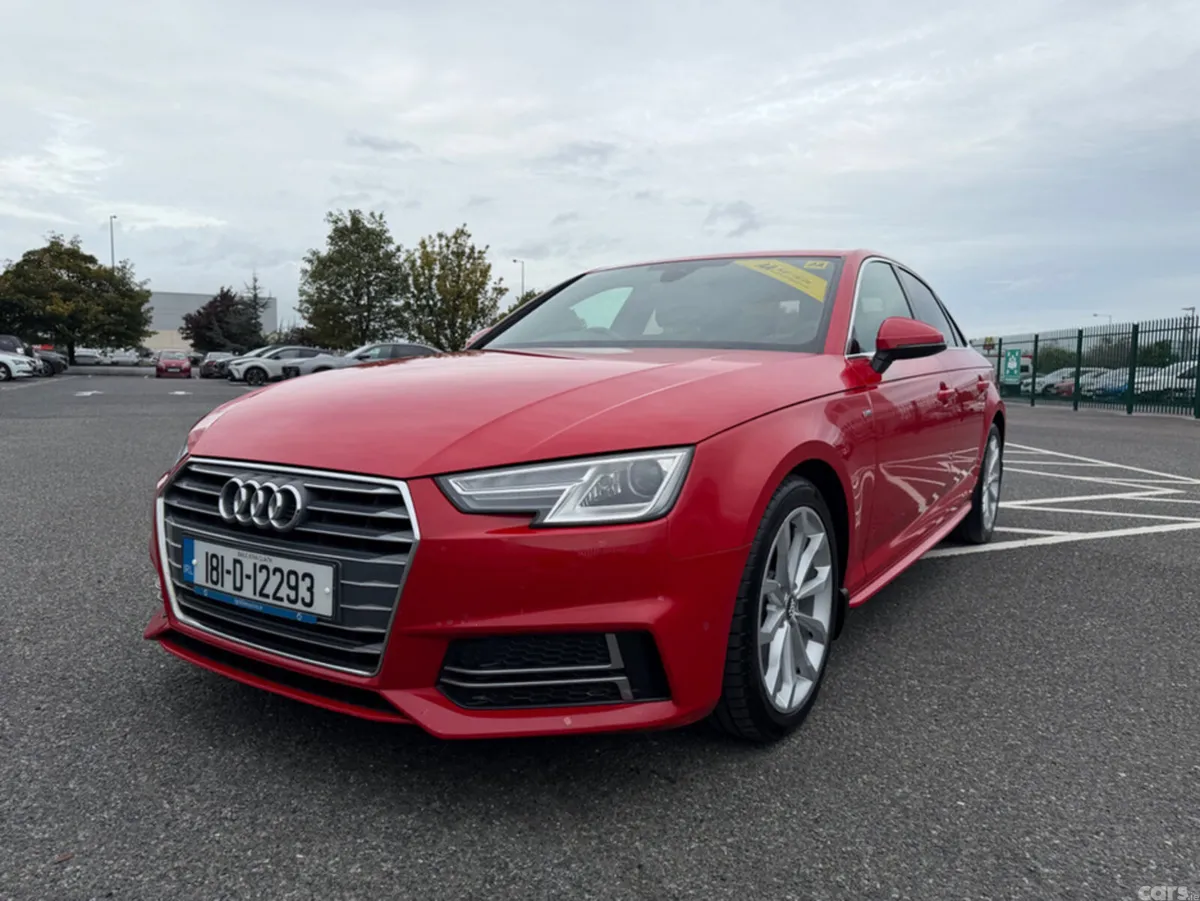 Audi A4 Saloon, Diesel, 2018, Red