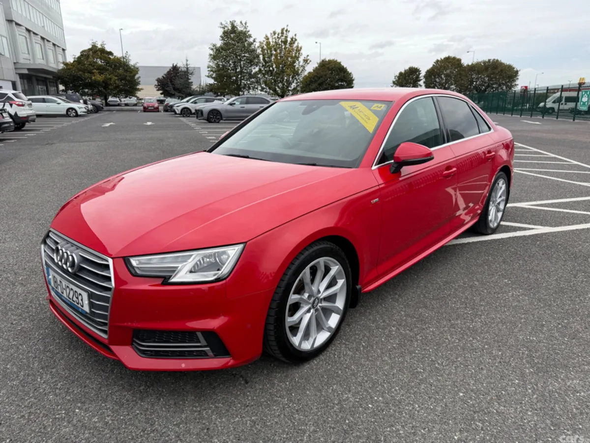 Audi A4 Saloon, Diesel, 2018, Red