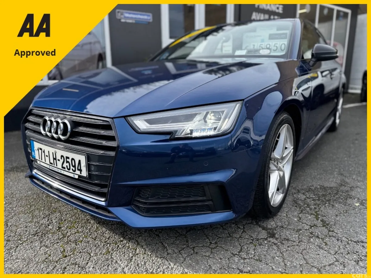 Audi A4 Saloon, Diesel, 2017, Blue