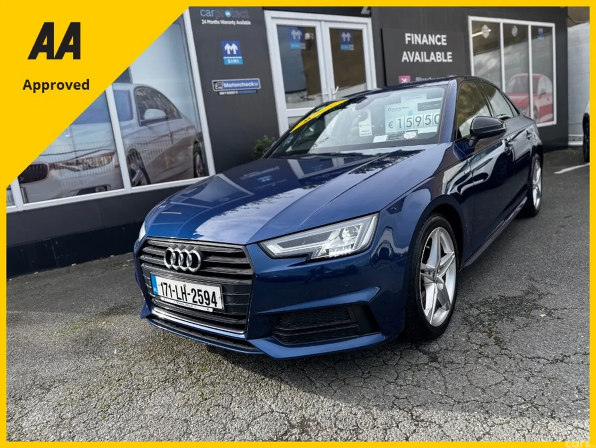 Audi A4 Saloon, Diesel, 2017, Blue