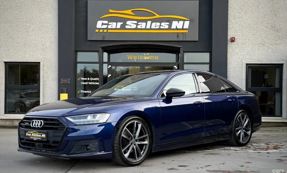 Audi A8 Saloon, Diesel Hybrid, 2021, Blue
