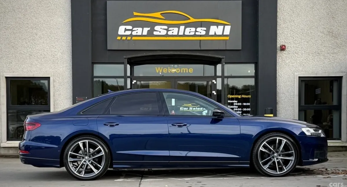 Audi A8 Saloon, Diesel Hybrid, 2021, Blue