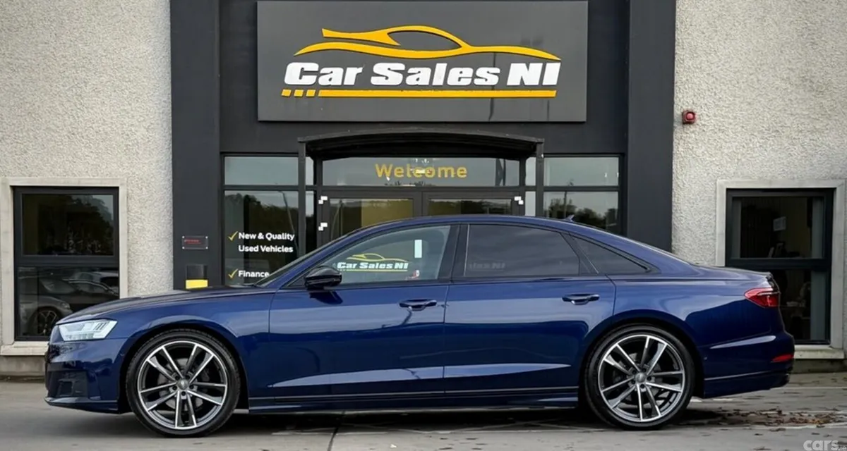 Audi A8 Saloon, Diesel Hybrid, 2021, Blue