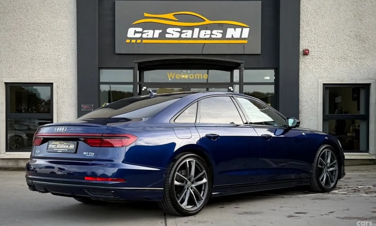 Audi A8 Saloon, Diesel Hybrid, 2021, Blue
