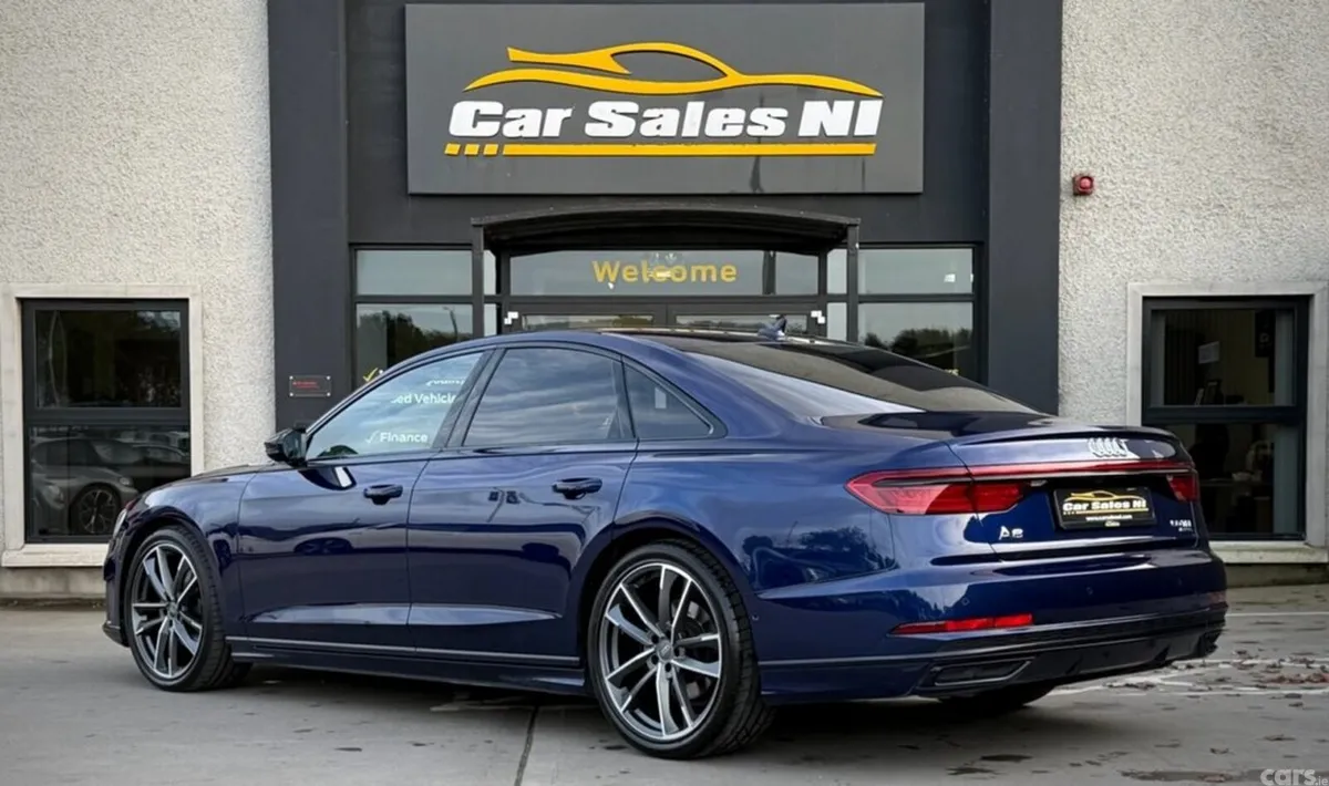 Audi A8 Saloon, Diesel Hybrid, 2021, Blue