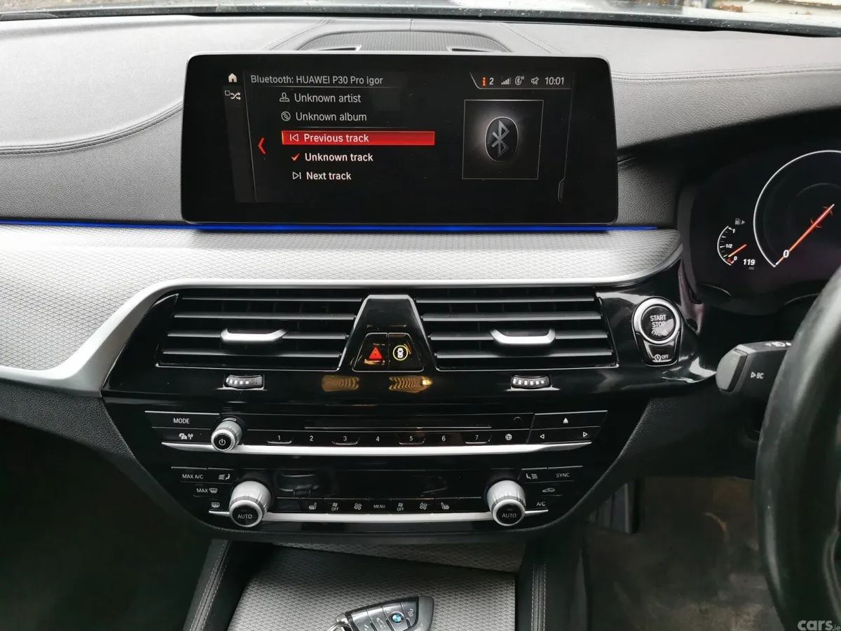 BMW 5-Series Saloon, Petrol, 2019, Blue