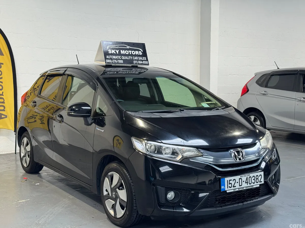 Honda Fit Hatchback, Petrol Hybrid, 2015, Black
