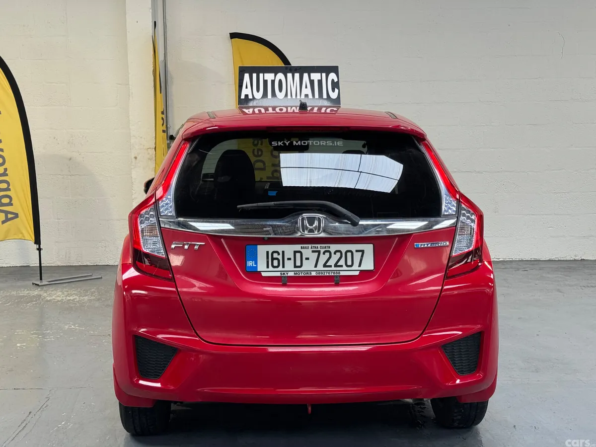 Honda Fit Hatchback, Petrol Hybrid, 2016, Red