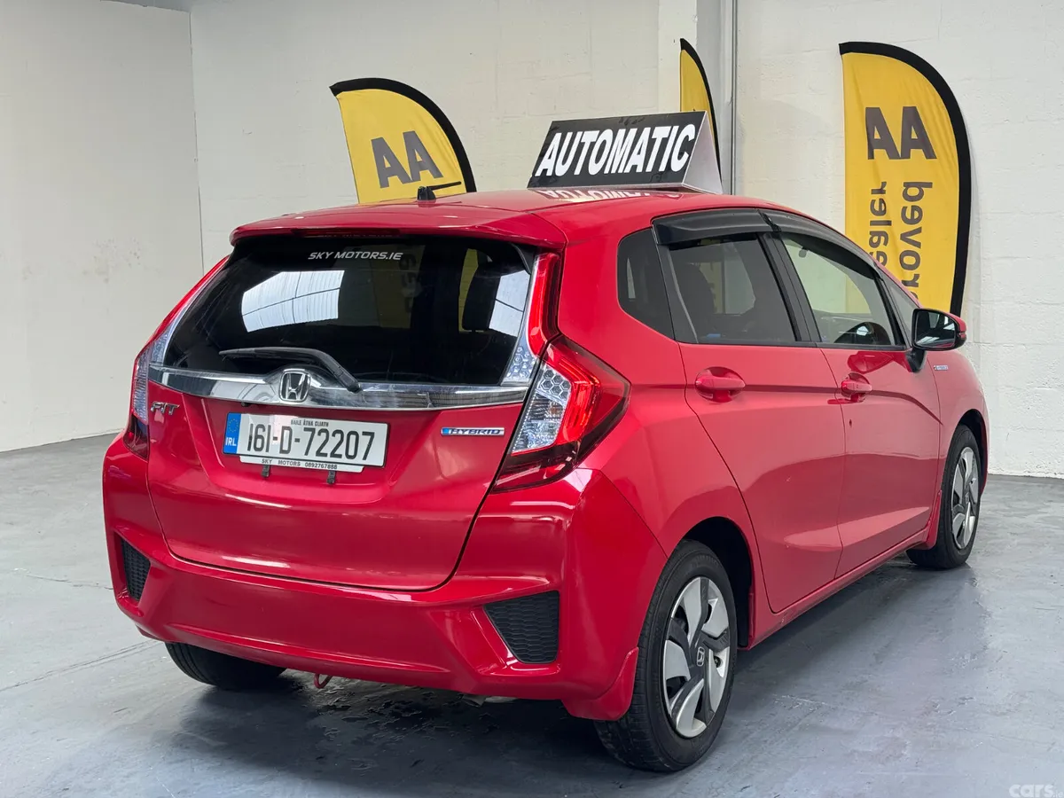 Honda Fit Hatchback, Petrol Hybrid, 2016, Red