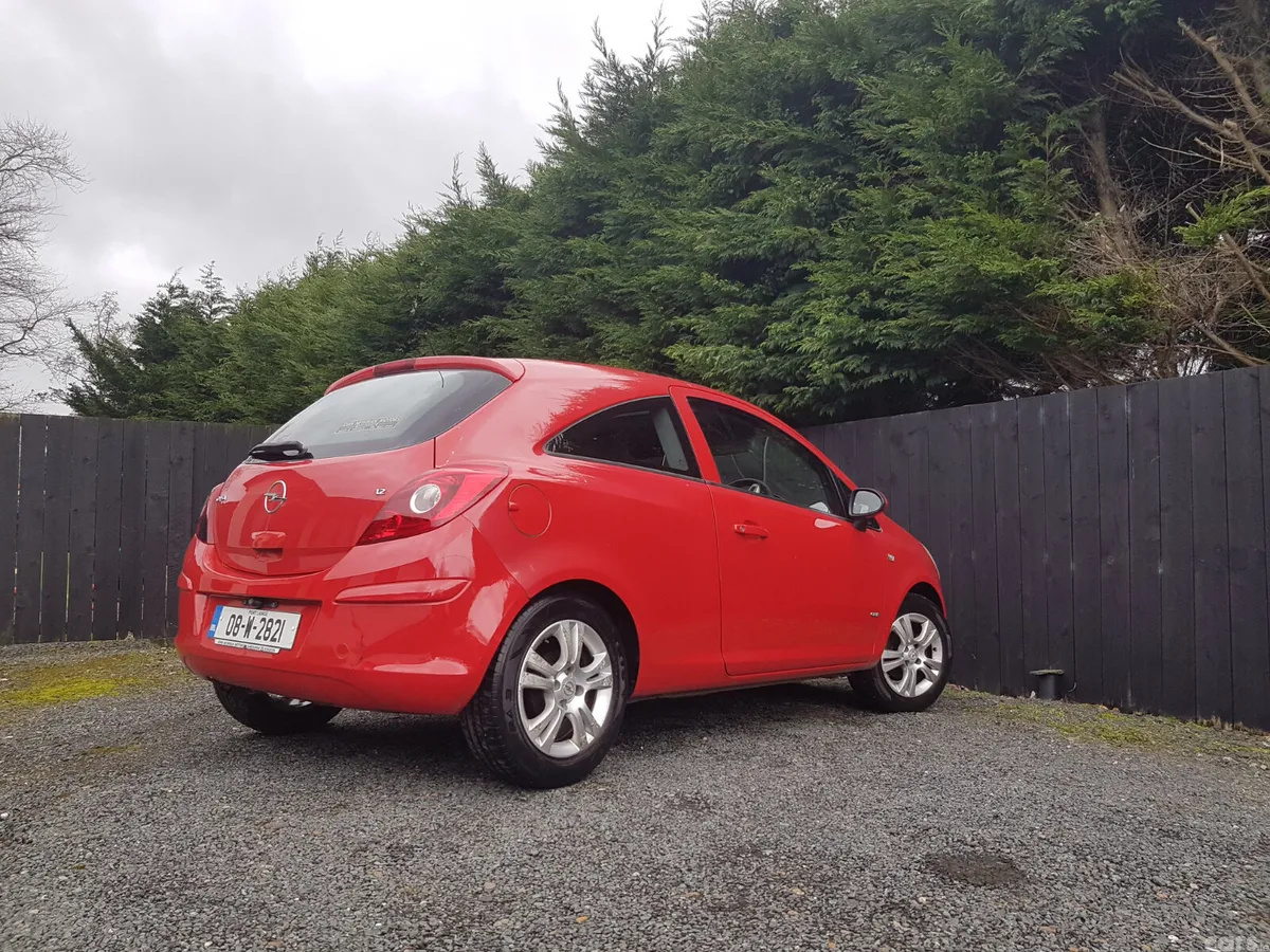 Opel Corsa Hatchback, Petrol, 2008, Red