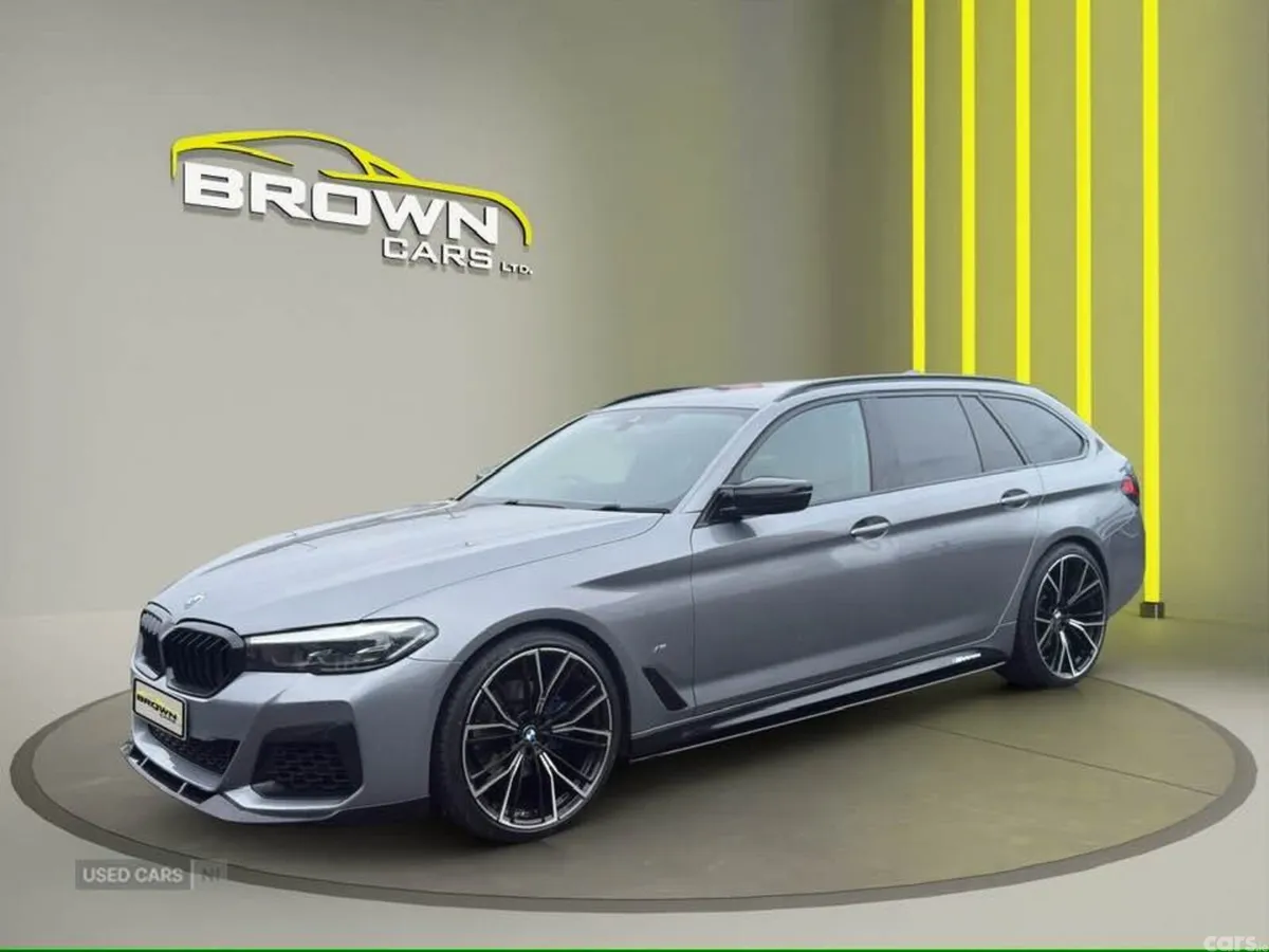 BMW 5-Series Estate, Diesel Hybrid, 2023, Grey