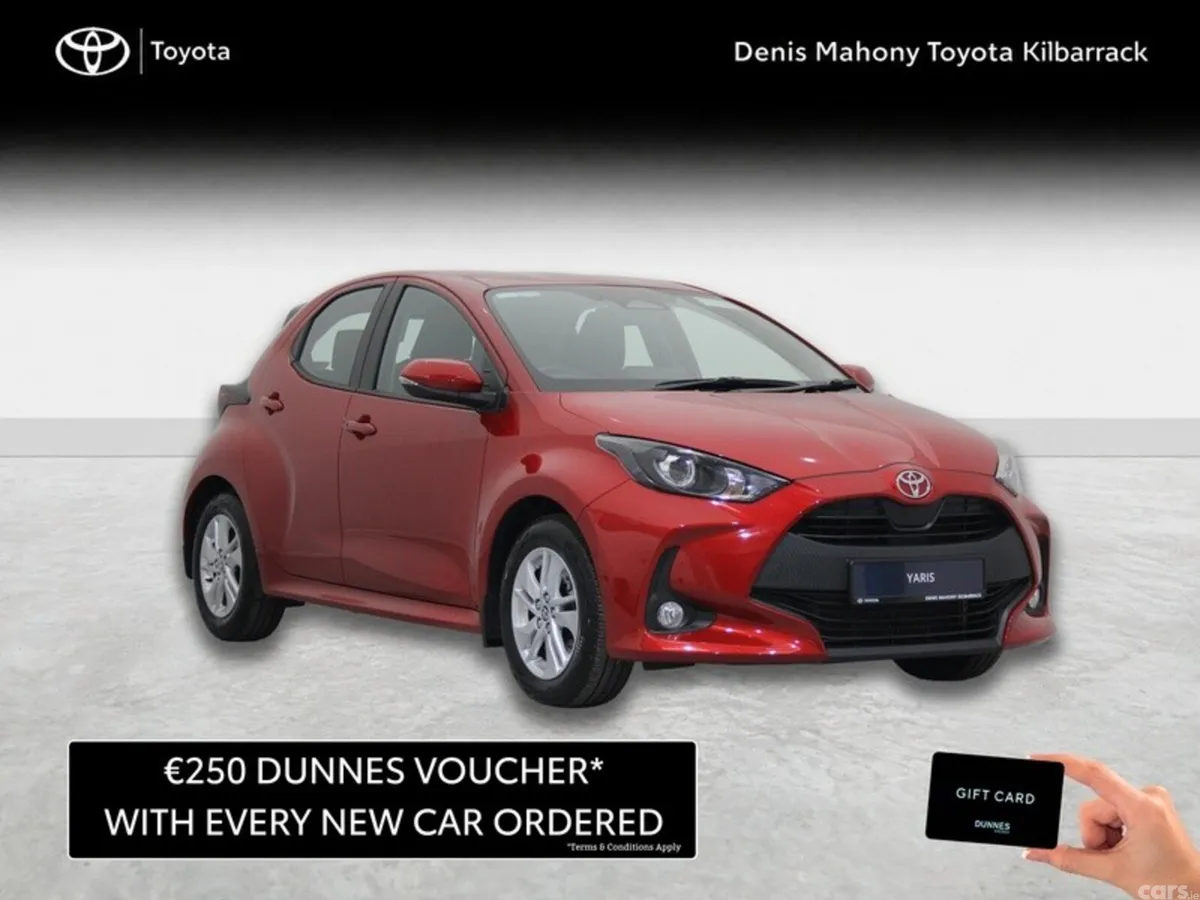 Toyota Yaris Hatchback, Petrol Hybrid, 2027, Red