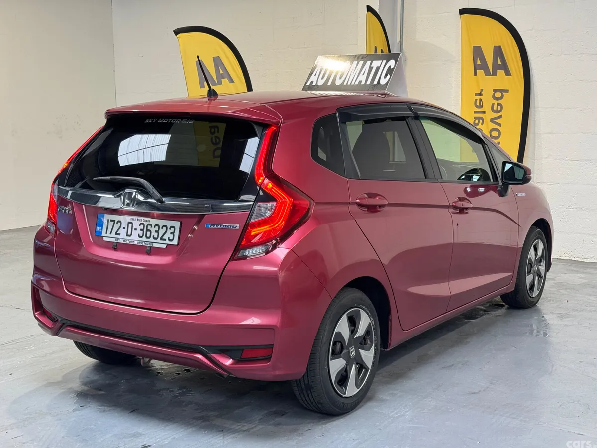 Honda Fit Hatchback, Petrol Hybrid, 2017, Red