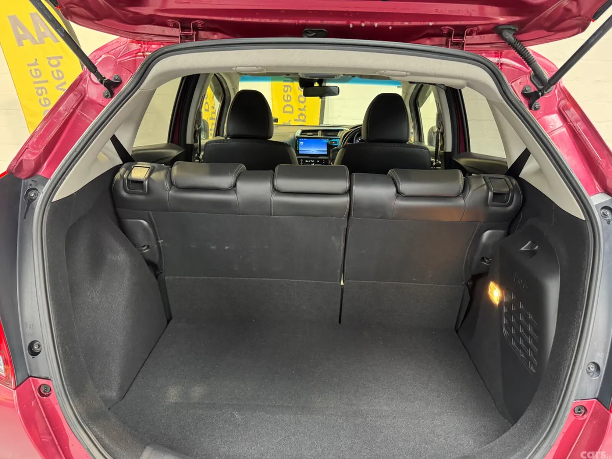 Honda Fit Hatchback, Petrol Hybrid, 2017, Red