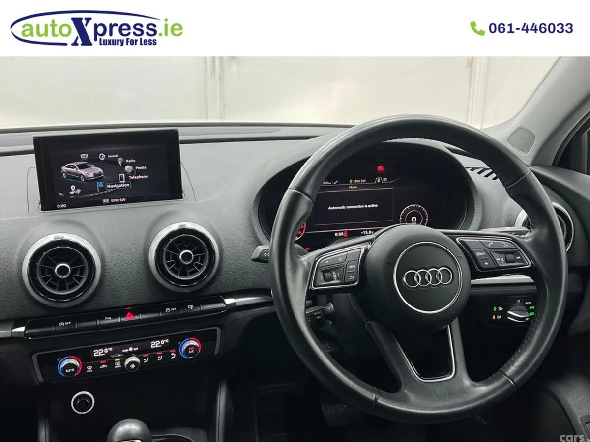 Audi A3 Saloon, Petrol, 2017, White