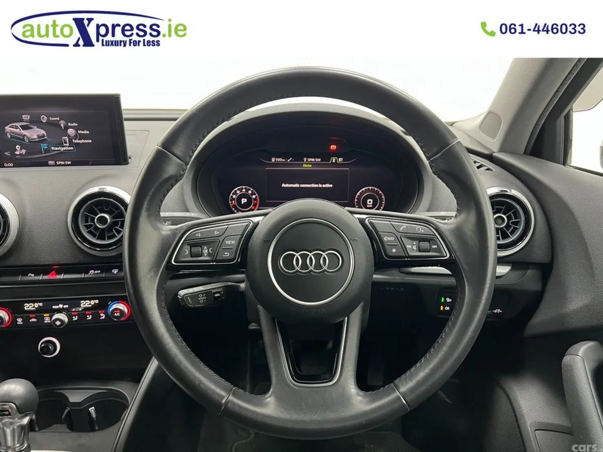 Audi A3 Saloon, Petrol, 2017, White