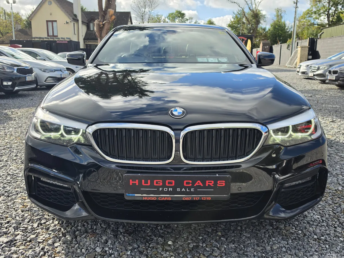 BMW 5-Series Saloon, Petrol Plug-in Hybrid, 2018, Black