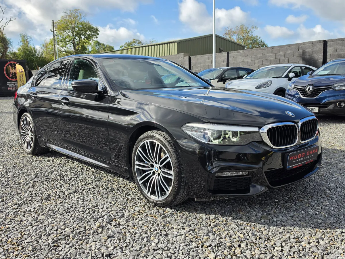 BMW 5-Series Saloon, Petrol Plug-in Hybrid, 2018, Black