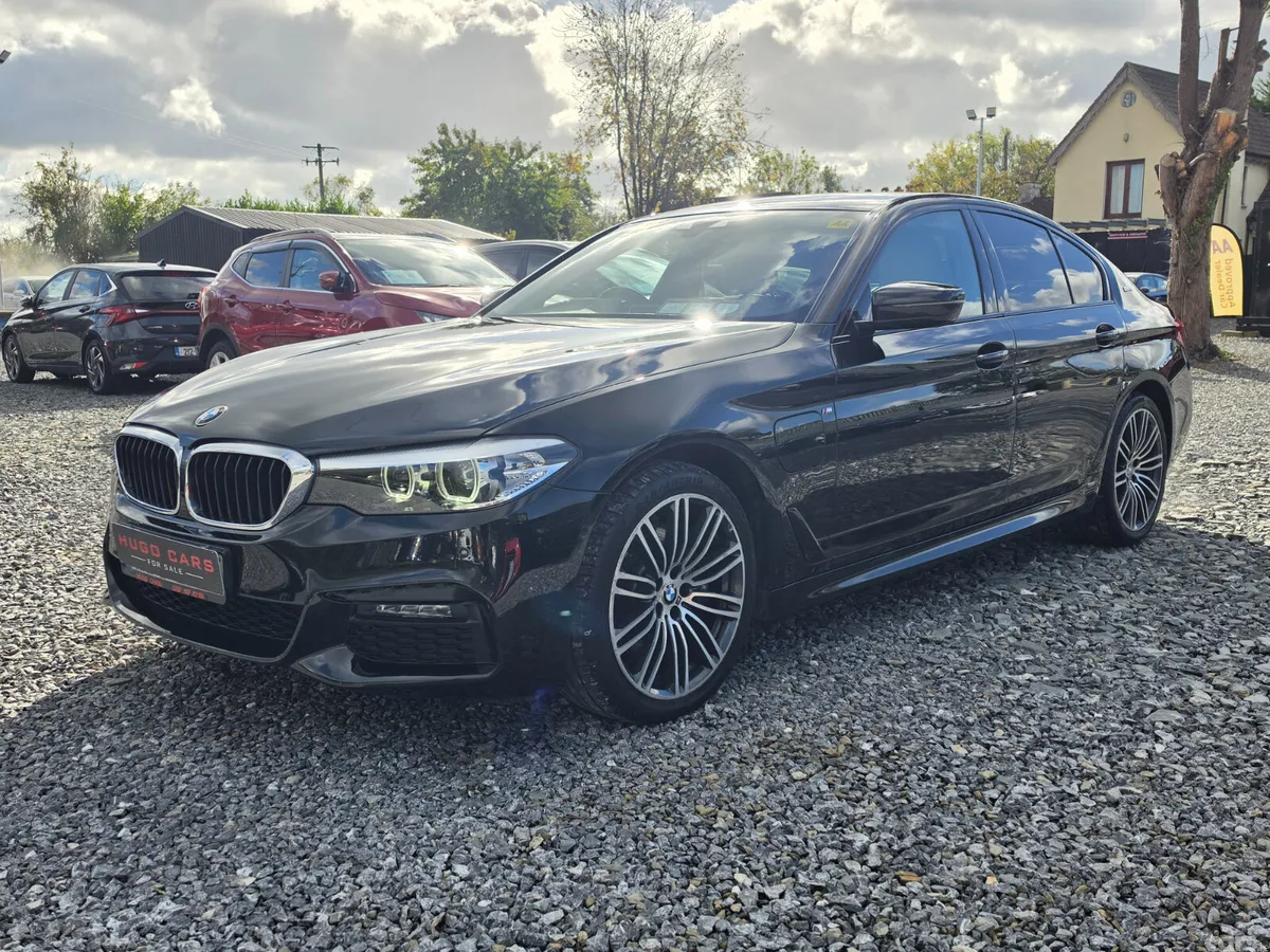 BMW 5-Series Saloon, Petrol Plug-in Hybrid, 2018, Black