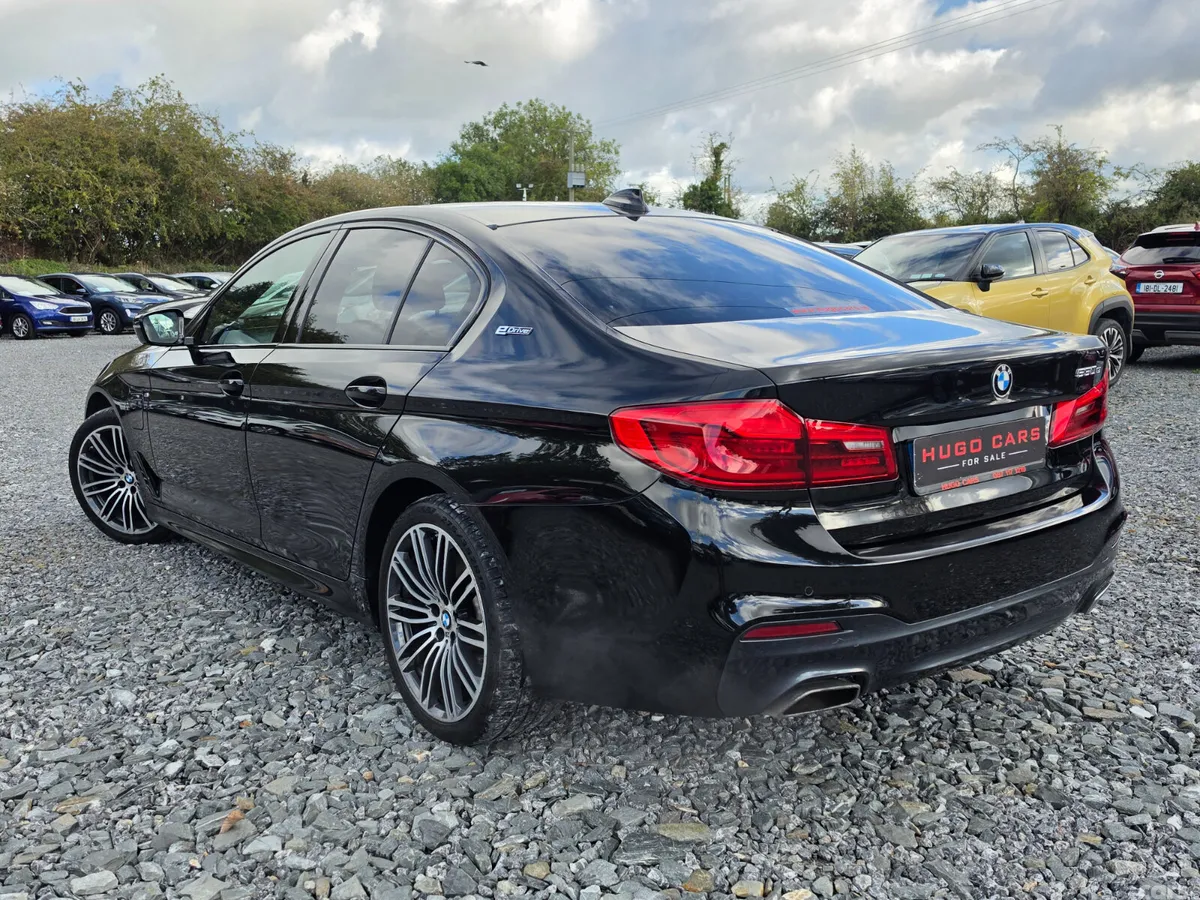 BMW 5-Series Saloon, Petrol Plug-in Hybrid, 2018, Black