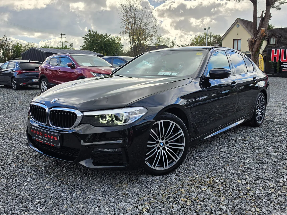 BMW 5-Series Saloon, Petrol Plug-in Hybrid, 2018, Black